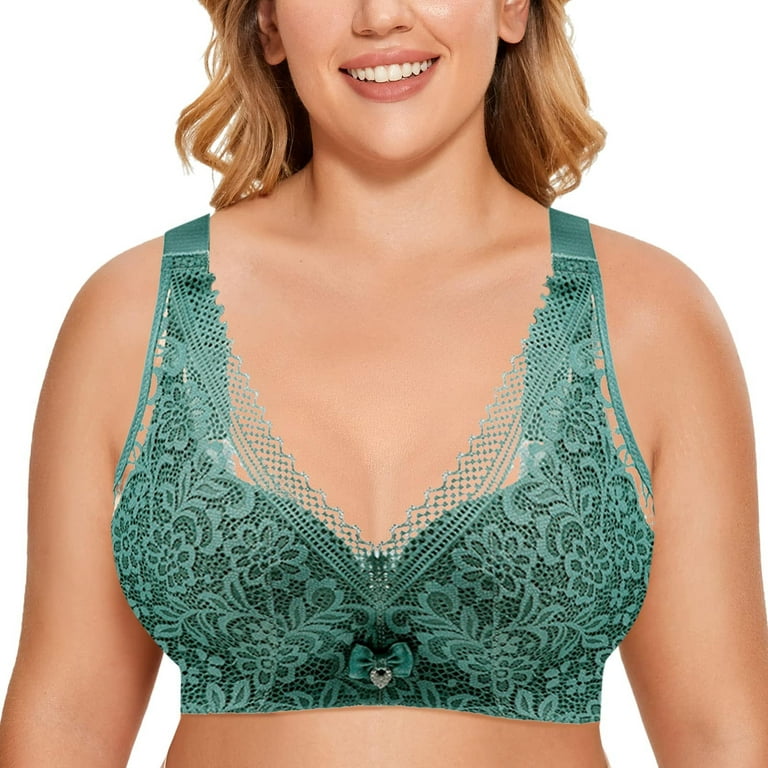 Minimizer Non Padded Wirefree Full Coverage Seamless Bra Plus Size