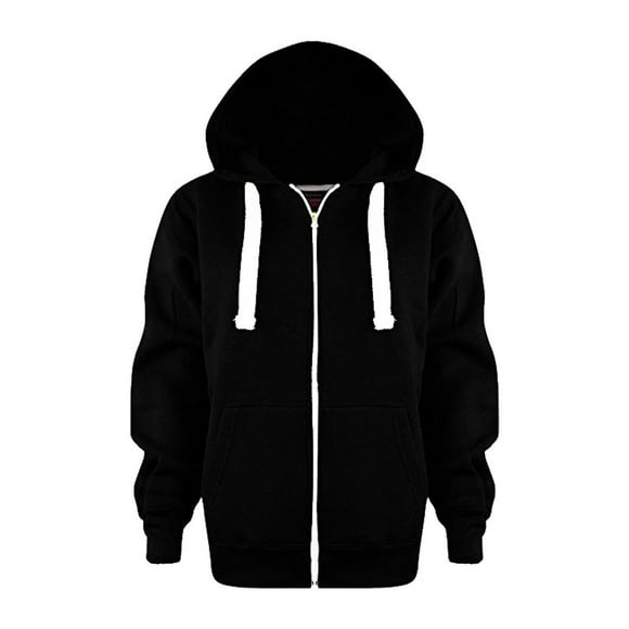 LEEy-world Zip Hoodie Sleeve Girls Color Top Kids Long Up Boys Jackets Solid Sweatshirt Boys Coat&jacket Ski Boys Jacket,Black