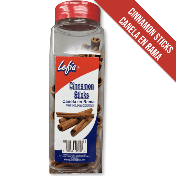 LEFIA CINNAMON STICKS / CANELA EN RAMA - 8 OZ