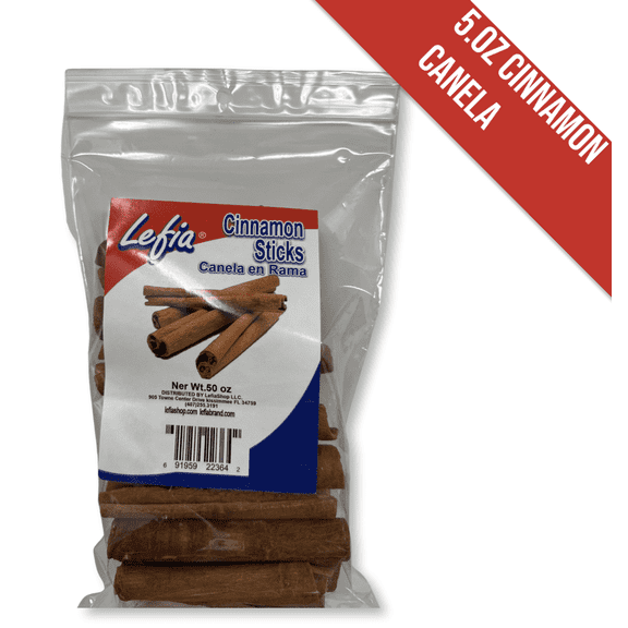 LEFIA CINNAMON STICKS / CANELA EN RAMAS DOMINICANA - 5 oz