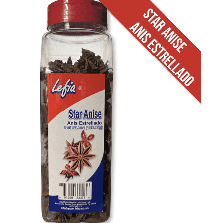 LEFIA STAR ANISE WHOLE / ANIS ESTRELLADO ENTERO - 7 OZ