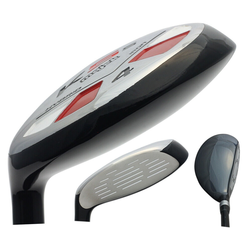 LEFT HANDED Majek Golf Petite Senior Lady (55+ Years) #4 Hybrid New Utility L Lady Flex Club (Petite - 5' to 5'3") with Premium Ladies Arthritic Grip