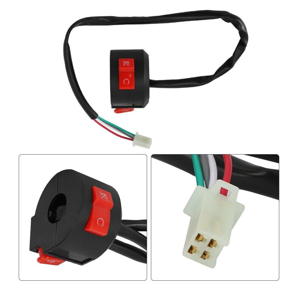 ATV Start Button Plug Kill Switch Start Button Plug Set For Pit Pro - Foto 7