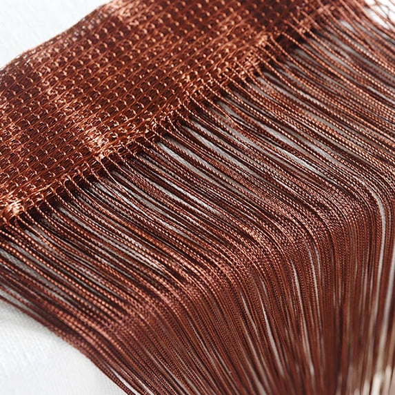 LEFTHIGH Home 100x200cm String Beaded Curtain Panel Door Divider Fly Screen Fringe Patio Net Cut to Size Hanging Easter