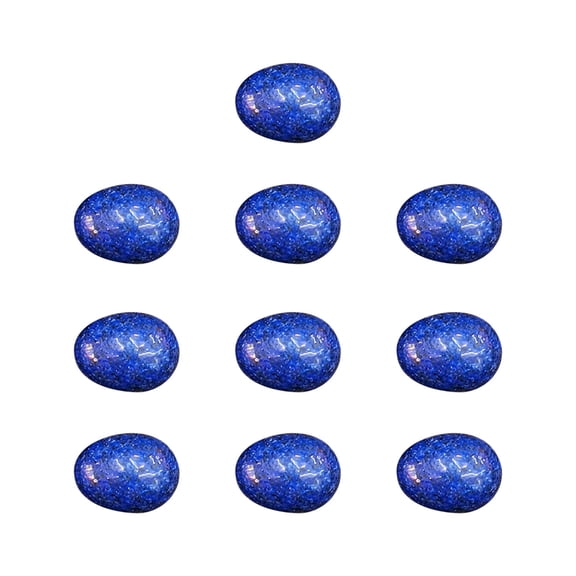 LEFTHIGH Home 20mm Crystal Mini Agate Bird Easter Eggs 10PC Natural Stone Polished Decoration for Holiday Gift Collection Home