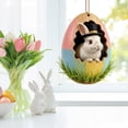 thumbnail image 1 of LEFTHIGH Home 2D Easter Door Sign Wooden Welcome Hanging Plate Colorful Bunny Spring Festival Entrance Classroom Party Wall Decoration Child-Friendly Unique St Patricks Day, 1 of 6