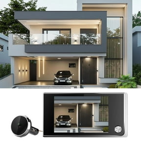LEFTHIGH Home 3.5 Inch Hidden Electronic Door Eye Smart Peephole Camera 1MP with Motion Alert Wi Fi Home Security