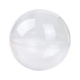 thumbnail image 1 of LEFTHIGH Home 5 Pack Clear Plastic Refillable Christmas Ornament Balls 5cm DIY Craft Fillable Decorations Shatterproof Birthday Decorations, 1 of 2