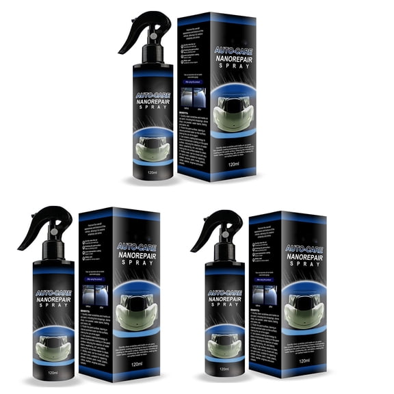 LEFTHIGH Home AutoCare Nano Repair Spray, 120ml, Car Scratch Remover, 9H Ceramic Coating, Hydrophobic, Super Gloss