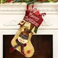 thumbnail image 1 of LEFTHIGH Home Christmas Large Stockings Plaid with Cuff Stocking Decor Gift Bag Home and Kitchen, 1 of 2
