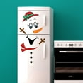 thumbnail image 1 of LEFTHIGH Home Christmas Snowman Expression Magnetic Refrigerator Sticker Holiday Decoration DIY Garage Door Wall Sticker Home Decor, 1 of 5