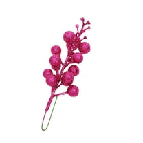 LEFTHIGH Home Christmas Tree Decoration Berry Pendants Berry Pendants in Various Colors Artificial Branches Christmas Props Birthday Gifts