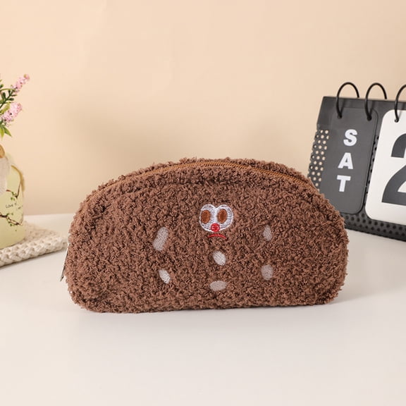 LEFTHIGH Home Cookie Shaped Cute Quirky Large Capacity Storage Bag Stationery Box for Office Gift