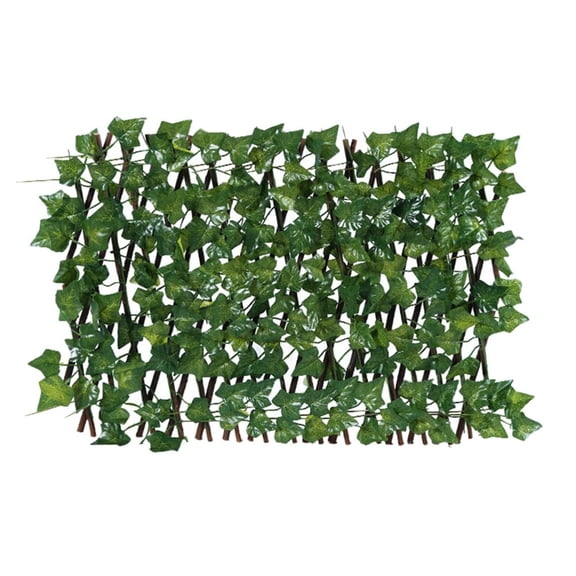 LEFTHIGH Home Expandable Artificial Ivy Leaf Garden Fence Screen Privacy Hedge for Wall Balcony Decoration 200cm 1pc Easter