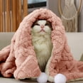 thumbnail image 1 of LEFTHIGH Home Experience Ultimate with Double-Sided Wool Blanket for Your Furry Companions -For Your Cats and Dogs and Breathable Birthday Decorations, 1 of 6