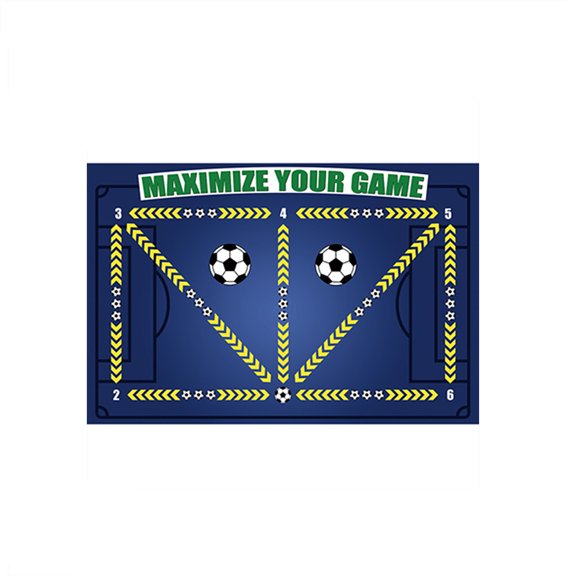 LEFTHIGH Home Football Training Mat Diatom Mud Floor Mat for Footwork Drills Indoor Sound Insulation Non-Slip Control Mat for Home Gym Sports Practice