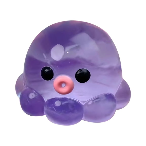 LEFTHIGH Home Funny Soft Cute Animal Stress Decor, Sensory Squeeze Balls for Adults Family, Fidget Popper for Anxiety Relief, Portable