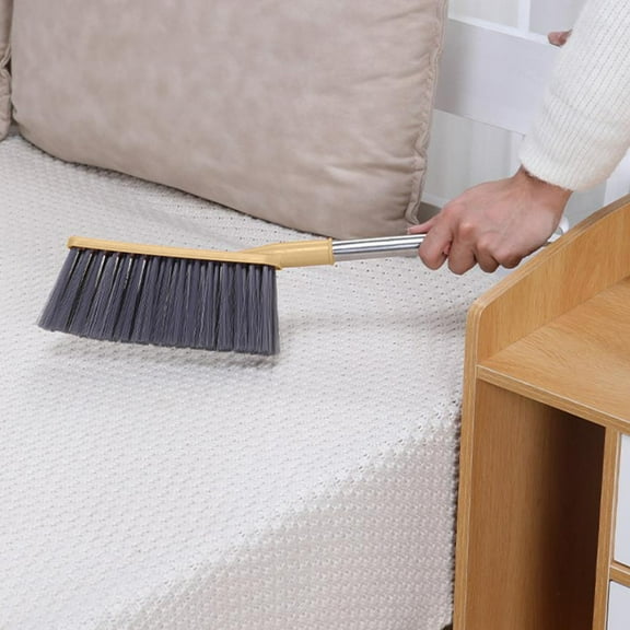 LEFTHIGH Home Home Bed Sweeping Brush Sofa Cleaning Bedroom Long Handle Soft Bristle Duster for Dust Pet Hair Hard to Reach Areas Pink Green Yellow Christmas Home Decor