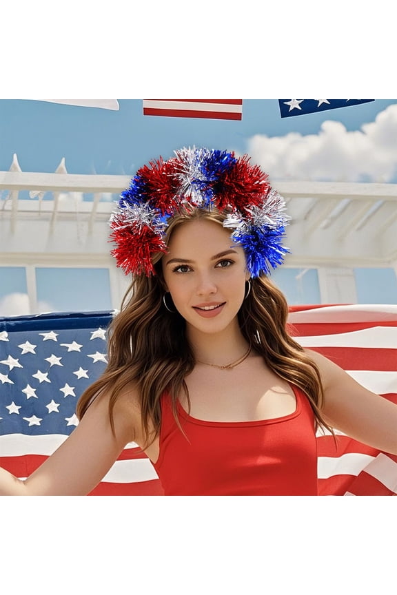 Home Independence Day Hair Bands Party Color Striped Headbands Flag Headband Cozy Cute Versatile Gift Family Gathering Festival St Patricks Day Accessories