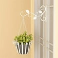 thumbnail image 1 of LEFTHIGH Home Indoor Outdoor Wall Mounted Metal Hook Hanger Bracket for Hanging Flower Pots Lanterns Wind Chimes with Screws and Anchors Christmas Ornaments, 1 of 2