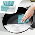 thumbnail image 1 of LEFTHIGH Home Microfiber Cleaning Cloth Rags Box of 20 Count 7.9x7.9in Reusable Edgeless Towels for Cars Kitchen Dishes and Household Dusting Home Essentials, 1 of 6