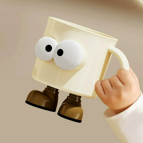 LEFTHIGH Home Plastic Mouthwash Cup Travel Rinse Cup with Stable Base, 10.8x8.8x8.8cm Portable Toothbrush Cup for Home Bathroom Camping, Compact Design for Couples Christmas Decorations for Home