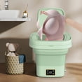 thumbnail image 1 of LEFTHIGH Home Portable Washing Machine Foldable Mini Washing Machine, Small Washing Machine for Underwear, Baby Clothes, Suitable for Apartments, Dormitories, Camping, Travel Christmas Home Decor, 1 of 7