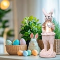 thumbnail image 1 of LEFTHIGH Home Resin Easter Bunny Decorations Set for Home Tabletop Living Room Decor Assorted Colors 20x6x6 cm Holiday Gift Idyllic Ornament House Essentials, 1 of 7