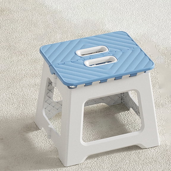LEFTHIGH Home Small Foldable Stool Portable Plastic Step Stool for Outdoor Camping Home Bathroom Living Room Lightweight Easy Assembly Christmas Ornaments