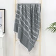 thumbnail image 1 of LEFTHIGH Home Turkish Beach Towel 90x180cm with Tassels Polyester Blend Quick Dry Absorbent Large Bath Towel for Pool Yoga Travel Shawl Christmas Gifts, 1 of 6