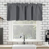 LEFTHIGH Home Valance Curtain for Kitchen Black Out Window Curtains for Living Dining Room Window Valance 57×18inches Christmas