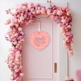 thumbnail image 1 of LEFTHIGH Home Valentine's Day Love Garland Door Wedding Proposal Party Scene Decoration Heart-shaped Silk Flower Wreath Valentines Day Decorations, 1 of 7