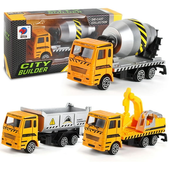 LEFTHIGH Toys Engineering Toy Mining Car Truck Children's Birthday Gift Fire Game