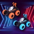 thumbnail image 1 of LEFTHIGH Toys Games Remote Control Car,2.4GHz Race Stunt Car,Double Sided 360° Rolling Rotating Rotation, LED Headlights RC 4WD High Speed Off Road for 3 4 5 6 7 8-12 Year Toys, 1 of 7