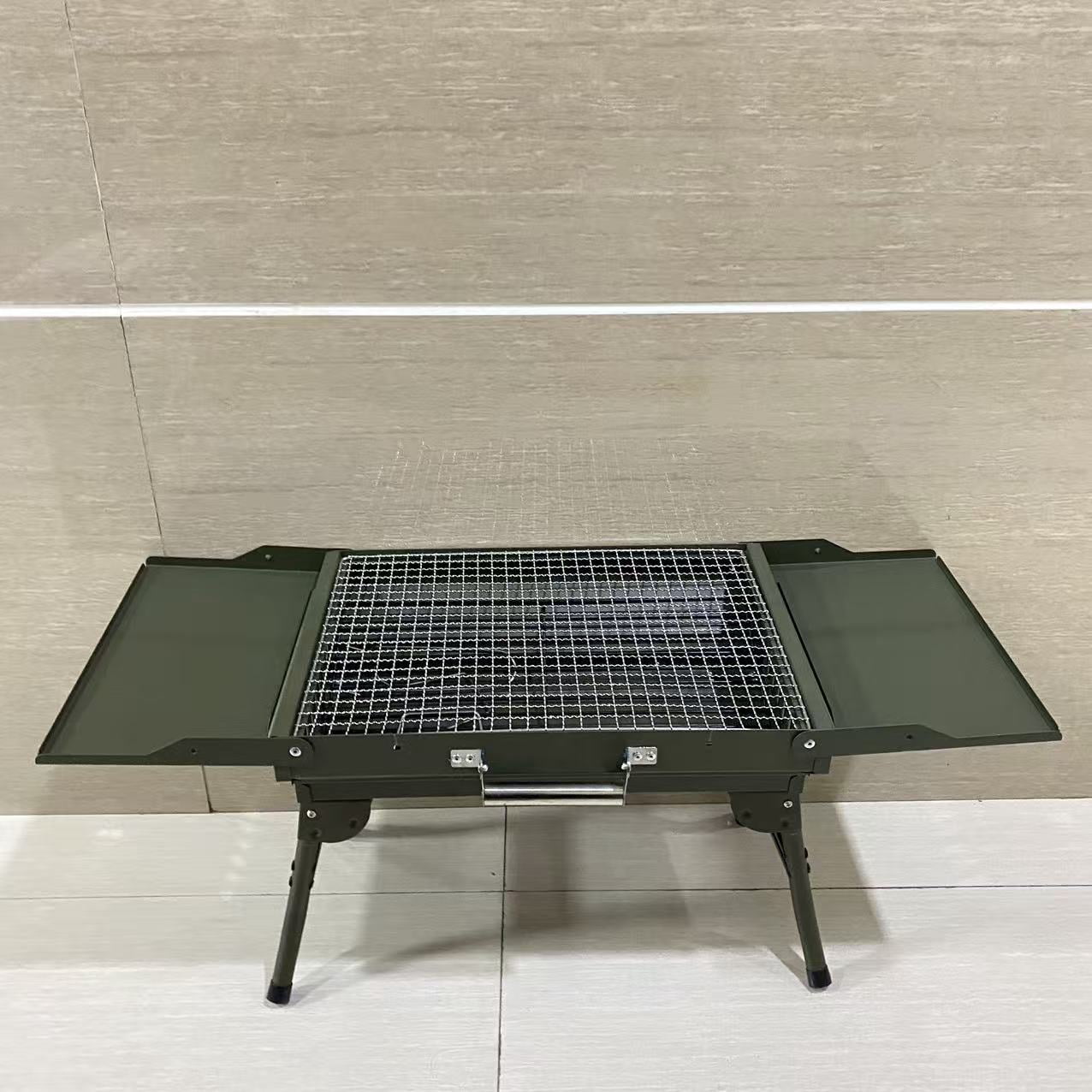 LEFU·SOEZ Barbecue grills,Portable Charcoal Grill 23 inch, Small Barbecue Grill Folding BBQ Grills