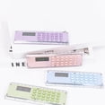 thumbnail image 1 of LEFXSMR 2-in-1 Ruler & Calculator, Standard 8-digit Calculator Desktop, Multifunctional Desk Calculator for Home & Office Supplies, 6", 1 of 7