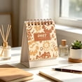 thumbnail image 1 of LEFXSMR 2027 Desk Calendar, Fresh Scenery Portable Standing Thick Desk Calendar, Spiral Bound Mini 12 Monthly Calendar Planner for Home Office Desktop, 1 of 6