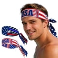 thumbnail image 1 of LEFXSMR 4th of July Headbands for Women & Men, Independence Day Themed Sports Elastic Headband, Patriotic Decorations for Hair Accessory, Multicolor, 1 of 7