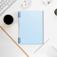 thumbnail image 1 of LEFXSMR Binder Notebook, Refillable Slim Ring Loose-Leaf Notebook, Detachable B5 Binders for College Ruled Journal & Office Supplies, Light Blue, 1 of 6