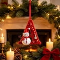 thumbnail image 1 of LEFXSMR Christmas Letter Ornaments, 2.5" Snowman Red Alphabet Initial Ornaments, Letters Christmas Tree Decorations Party Gifts DIY Decor, 1 of 5