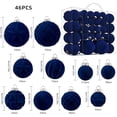 thumbnail image 1 of LEFXSMR Christmas Ornaments Set, 46pcs Flocked Solid Shatterproof Christmas Balls, Hanging Christmas Decorations for Xmas Tree Mantel Porch Home, 1 of 5