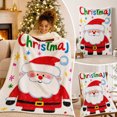 thumbnail image 1 of LEFXSMR Christmas Throw Blanket for Couch Knee Thigh Warm Flannel Holiday Blanket Chritsmas Decorations for Home Sofa Bed, 39.37*27.56", 1 of 5