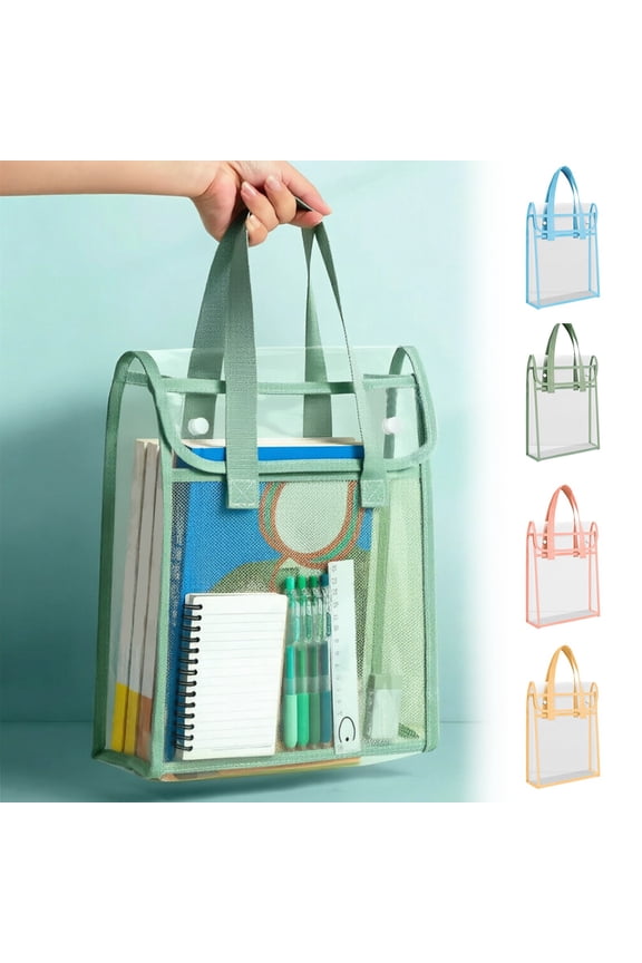 Clear Bag for Stadium Events, Beach Bags Waterproof Sandproof for Women, Portable Washable Tote Bag for Swim Pool & Outdoor Use