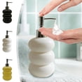thumbnail image 1 of LEFXSMR Glass Soap Dispenser, Dish & Hand Soap Dispenser Bathroom, Liquid Storage Pump Bottle for Bathroom Kitchen, Black, 1 of 7