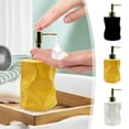 thumbnail image 1 of LEFXSMR Glass Soap Dispenser, Dish & Hand Soap Dispenser Bathroom, Liquid Storage Pump Bottle for Bathroom Kitchen, Yellow, 1 of 7