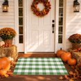 thumbnail image 1 of LEFXSMR Large Plaid Welcome Mat, 31.5*19.9 inch Thanksgiving Non-Slip Front Door Mat, Hand-Woven Washable Outdoor Rug Entrance Fall Decor, 1 of 9