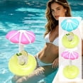thumbnail image 1 of LEFXSMR Pool Floats Cup Holder, Inflatable Pool Party Decorations, Blow Up Drink Holder for BBQ Picnic & Beach Summer Parties, 1 of 7