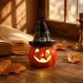 thumbnail image 1 of LEFXSMR Pumpkin Night Light, Ceramics Glowing Pumpkin Decor with Led, Waterproof Halloween Light for Home Holiday Desktop Decor, 1 of 6