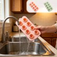 thumbnail image 1 of LEFXSMR Silicone Ice Cube Tray, Easy Release Diamond Shape Ice Trays for Freezer, Reusable Ice Molds for Ice Maker, Pink, 1 of 7