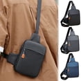 thumbnail image 1 of LEFXSMR Sling Bag for Women & Man, Portable Multi Pocket Storage Bags with Adjustable Strap, Crossbody Bags for Women Men Outdoor Sport, Black, 1 of 9